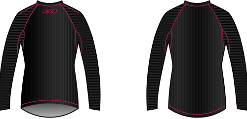 Термофутболка KV+ ASCONA top woman black 20U102.1