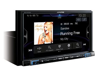 Автомобильный цифровой медиа-ресивер ALPINE INE-W720D