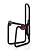 Флягодержатель XLC Drinking Bottle Holder Alu BC-A02 black matt, pad rand SB-Plus 2503200500