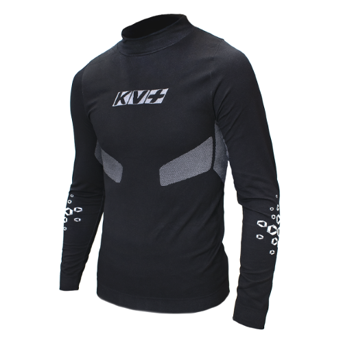 Термофутболка KV+ SEAMLESS underwear unisex top, black 20U104.1