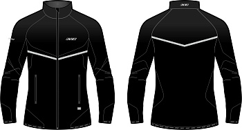 Разминочная куртка KV+ PREMIUM jacket black, 23V145.1