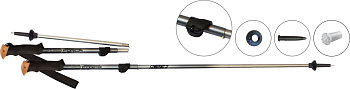 Палки для треккинга KV+ Furka Walking 4 section telescope pole max130 7W13