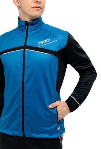 Разминочная куртка KV+ DAVOS jacket unisex petrol\black, 23V116.8