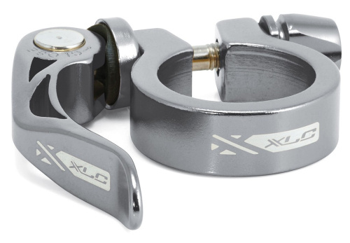 Зажим подседельного штыря XLC seat post clamping ring PC-L04? 34,9mm, titanium cloured, with QR 2502064111