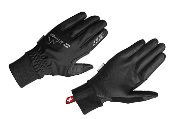 Перчатки KV+ RACE cross country gloves black, 24G08.1