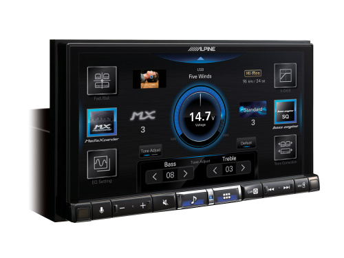Автомобильный цифровой медиа-ресивер ALPINE iLX-705D